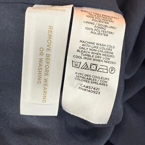 Loft Womens Floral Print Tiered Chiffon Ruffle Pull-On Black/Multi Mini Skirt XS - Picture 7 of 7